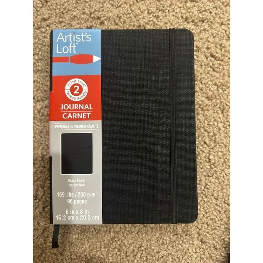 Artists Loft Black page premium hardcover journal